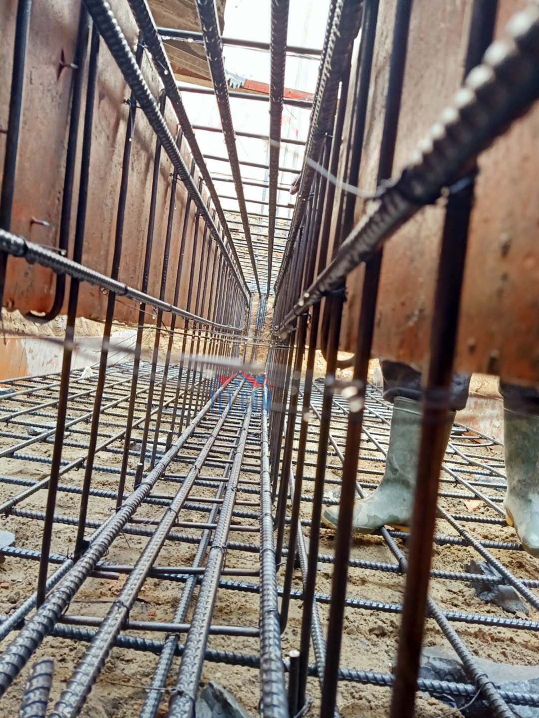 Công tác chuẩn bị đổ bê tông móng