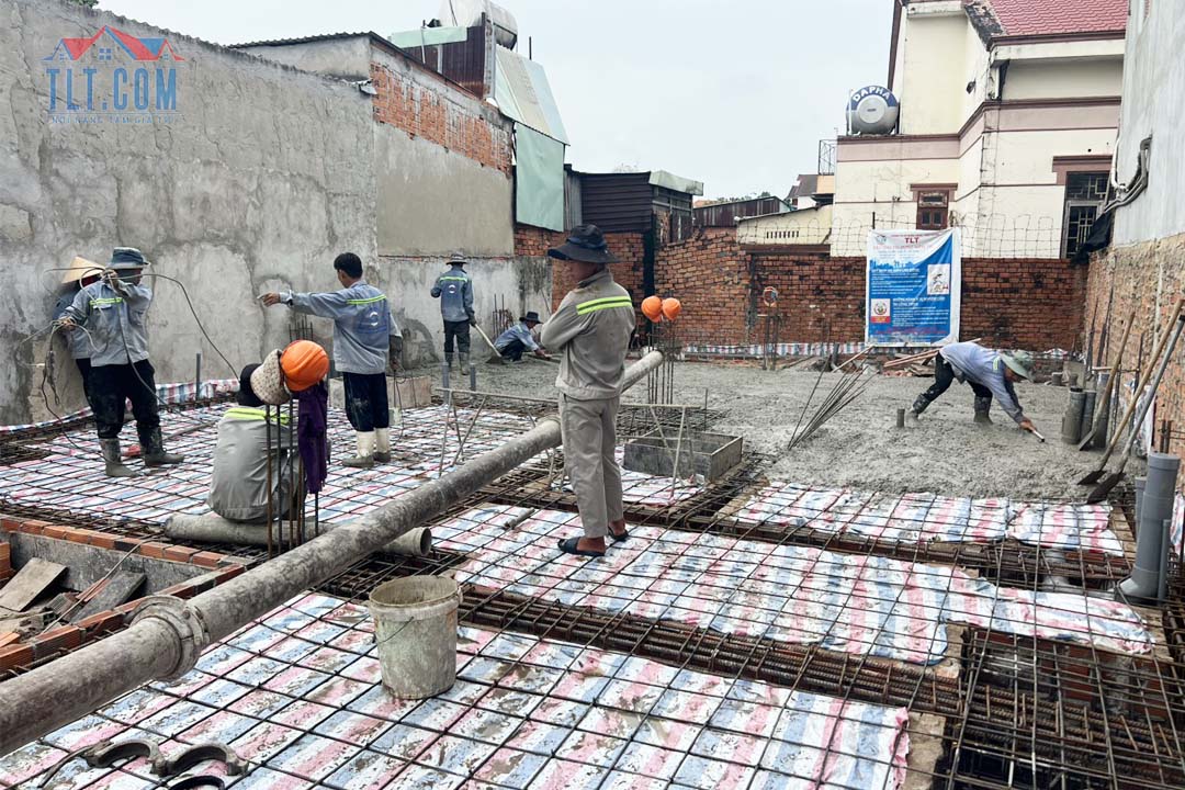 Quá trình đổ bê tông