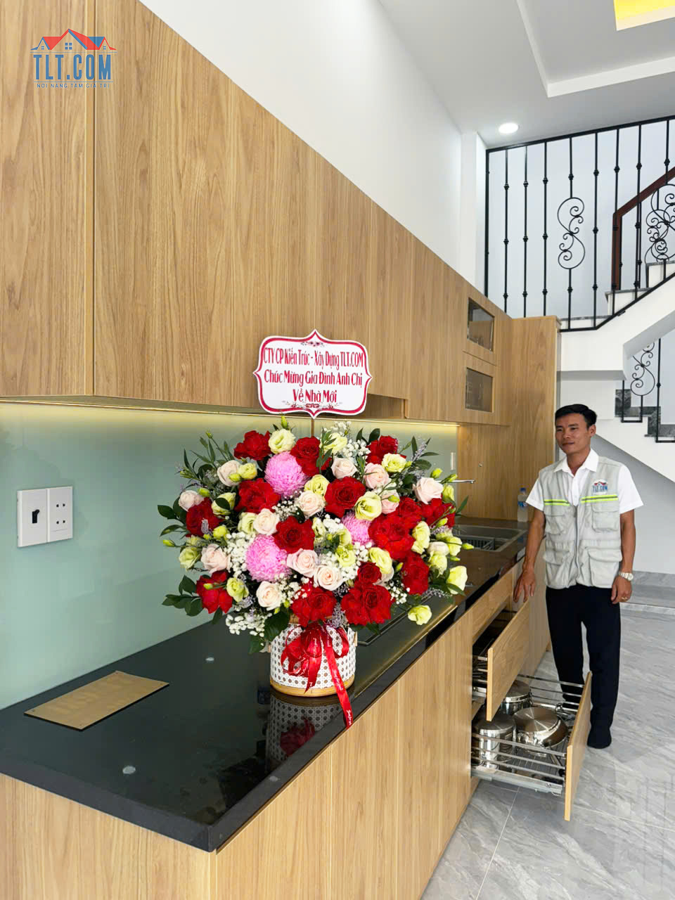 Kh&ocirc;ng gian ph&ograve;ng bếp