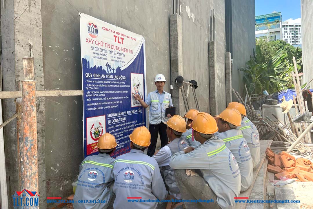 đ&agrave;o tạo thợ trước khi tiến h&agrave;nh thi c&ocirc;ng