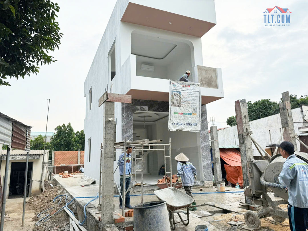 Thi công xây nhà phần thô