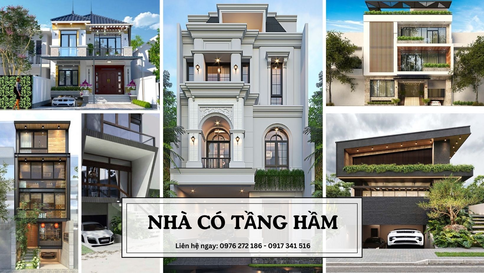 các mẫu nhà tầng hầm