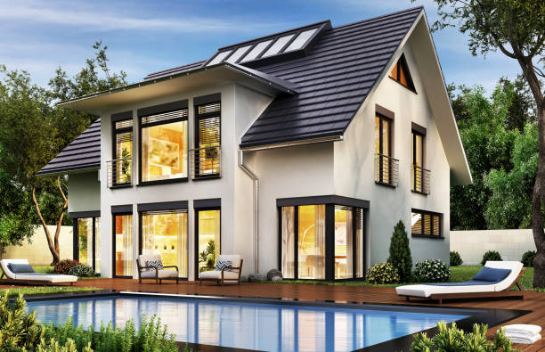 biệt thự c&oacute; hồ bơi