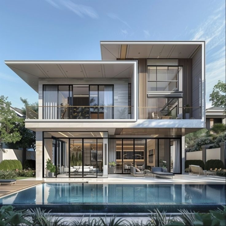 biệt thự c&oacute; hồ bơi