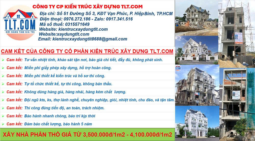 đơn giá xây thô