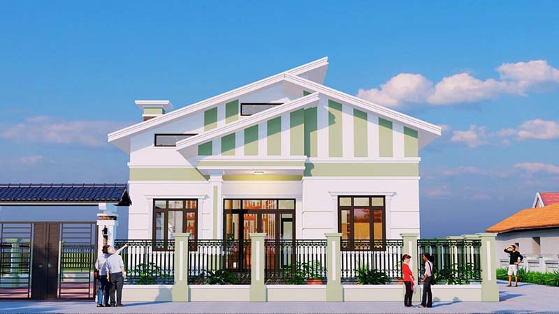Nh&agrave; cấp 4 m&aacute;i lệch tại ki&ecirc;n giang