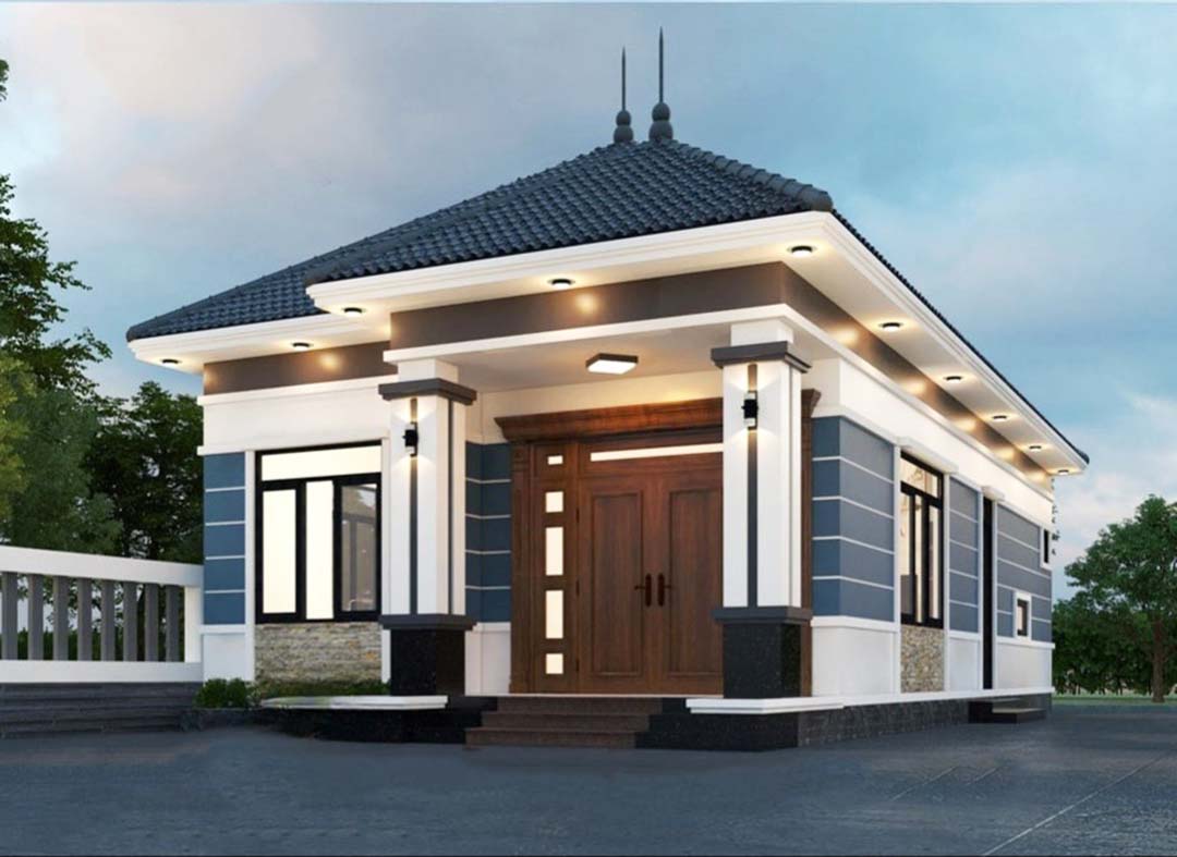 Nh&agrave; cấp 4 phong c&aacute;ch hiện đại