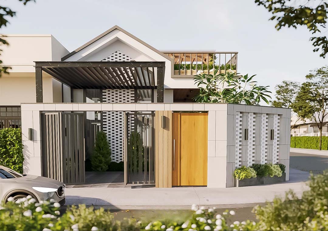 Nh&agrave; cấp 4 hiện đại