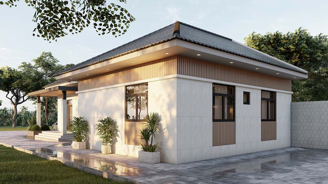 Nh&agrave; cấp 4 m&aacute;i nhật
