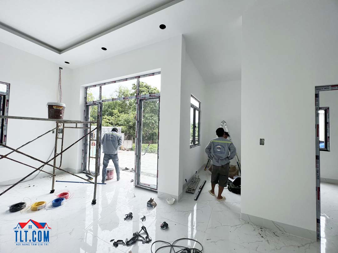 Thi c&ocirc;ng x&acirc;y dựng phần ho&agrave;n thiện