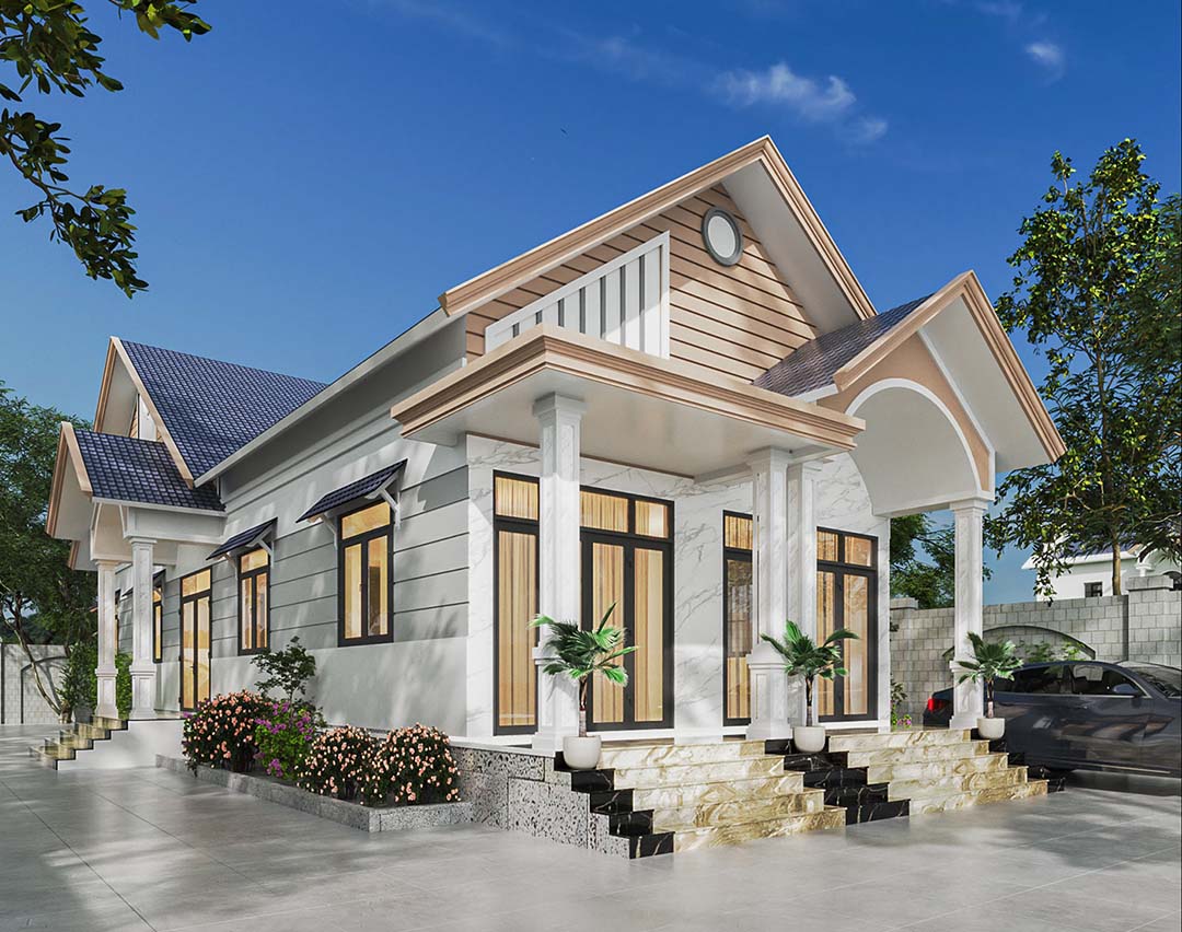 X&acirc;y dựng nh&agrave; cấp 4 m&aacute;i th&aacute;i