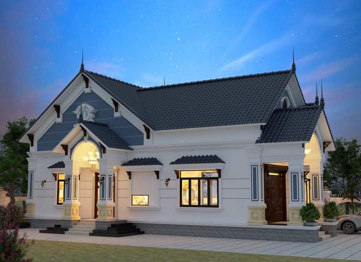 Mẫu nh&agrave; cấp 4 hiện đại