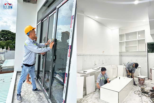 Thi c&ocirc;ng x&acirc;y nh&agrave; phần ho&agrave;n thiện