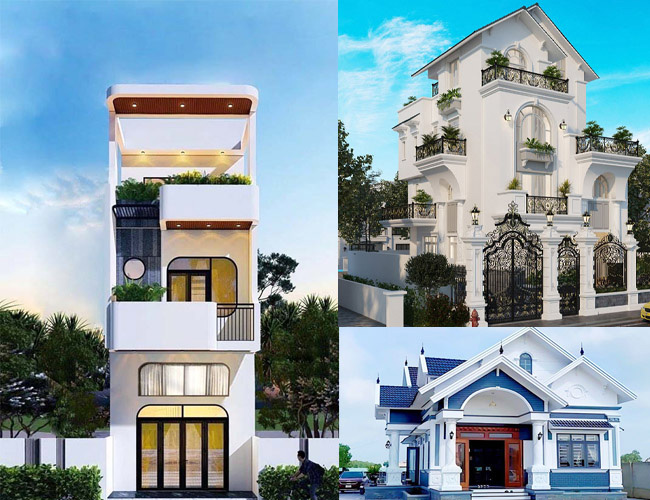 C&aacute;c mẫu nh&agrave; đẹp hiện đại phổ biến