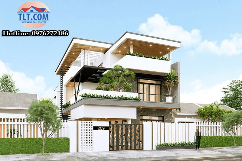 Biệt thự 3 tầng hiện đại