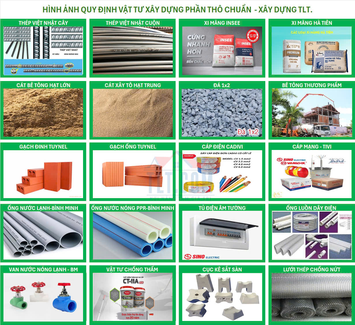 vật liệu x&acirc;y th&ocirc;