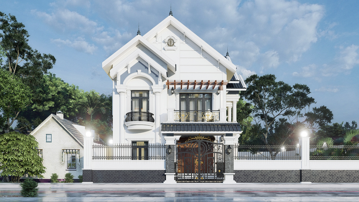 Biệt thự mini m&aacute;i th&aacute;i