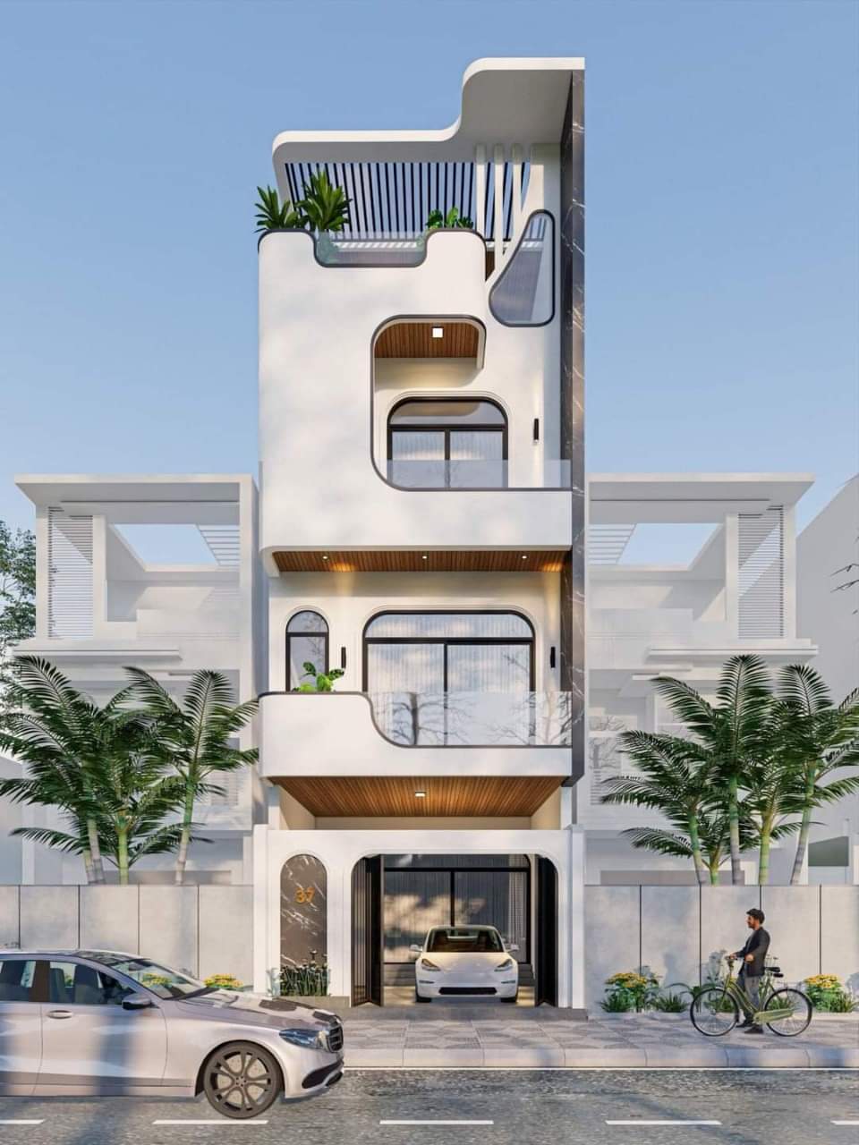 Nh&agrave; 1 trệt 2 lầu 6x10m
