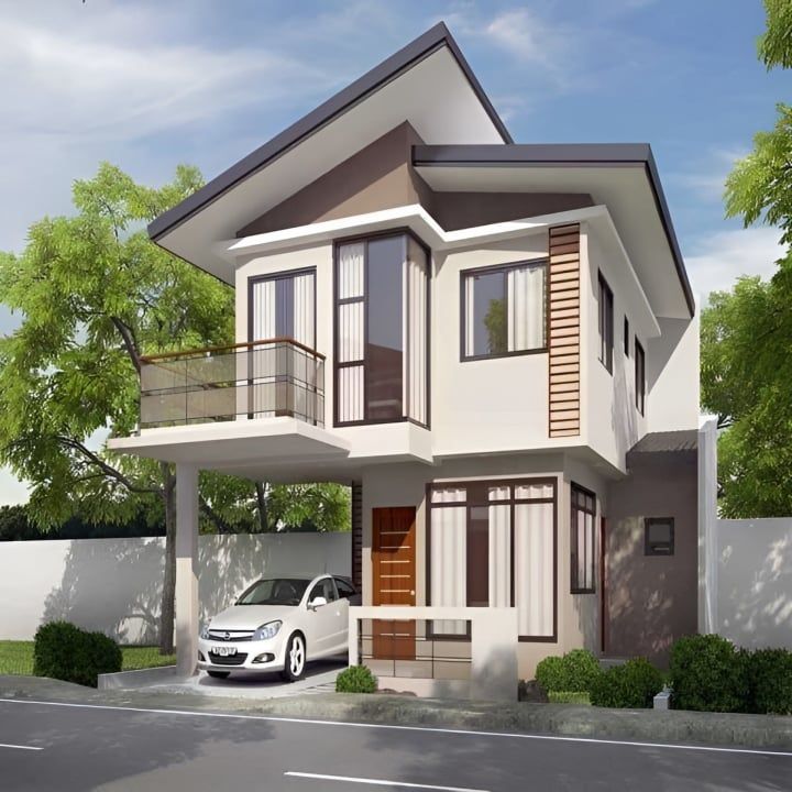 Nhà 1 trệt 1 lầu gác lửng