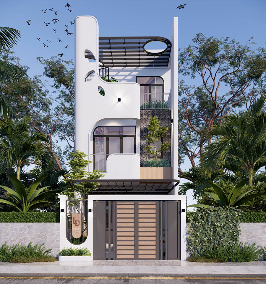 Mẫu nhà 5x20m