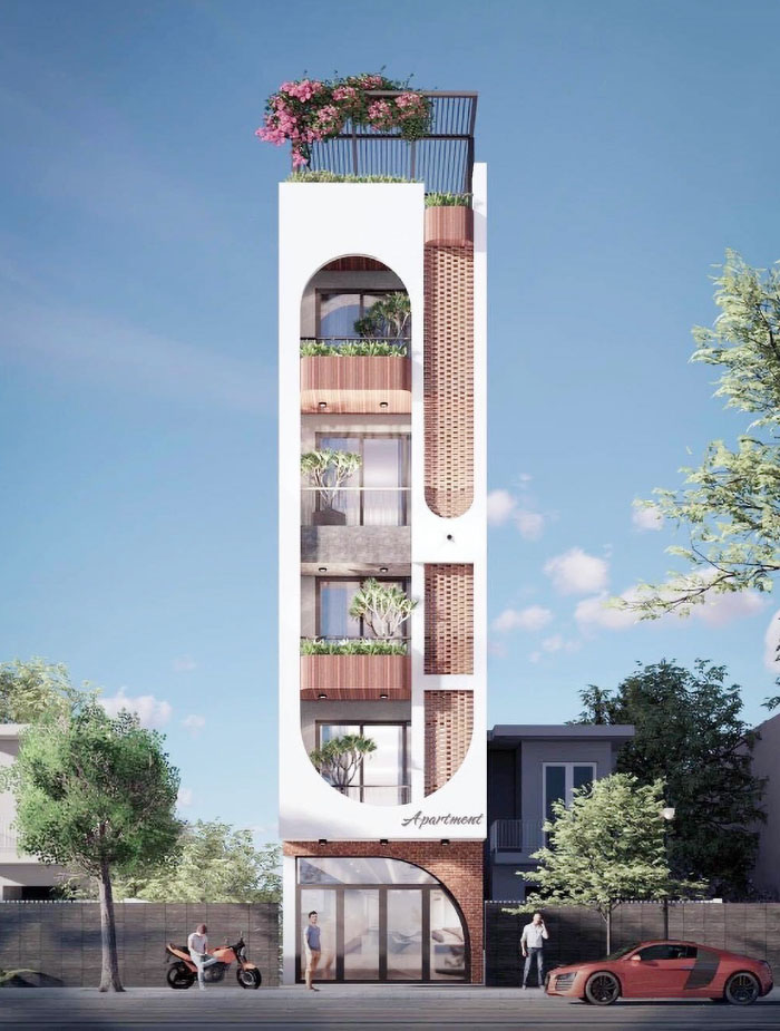 Nh&agrave; phố 5 tầng