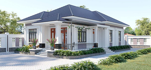 Nh&agrave; cấp 4 m&aacute;i nhật hiện đại