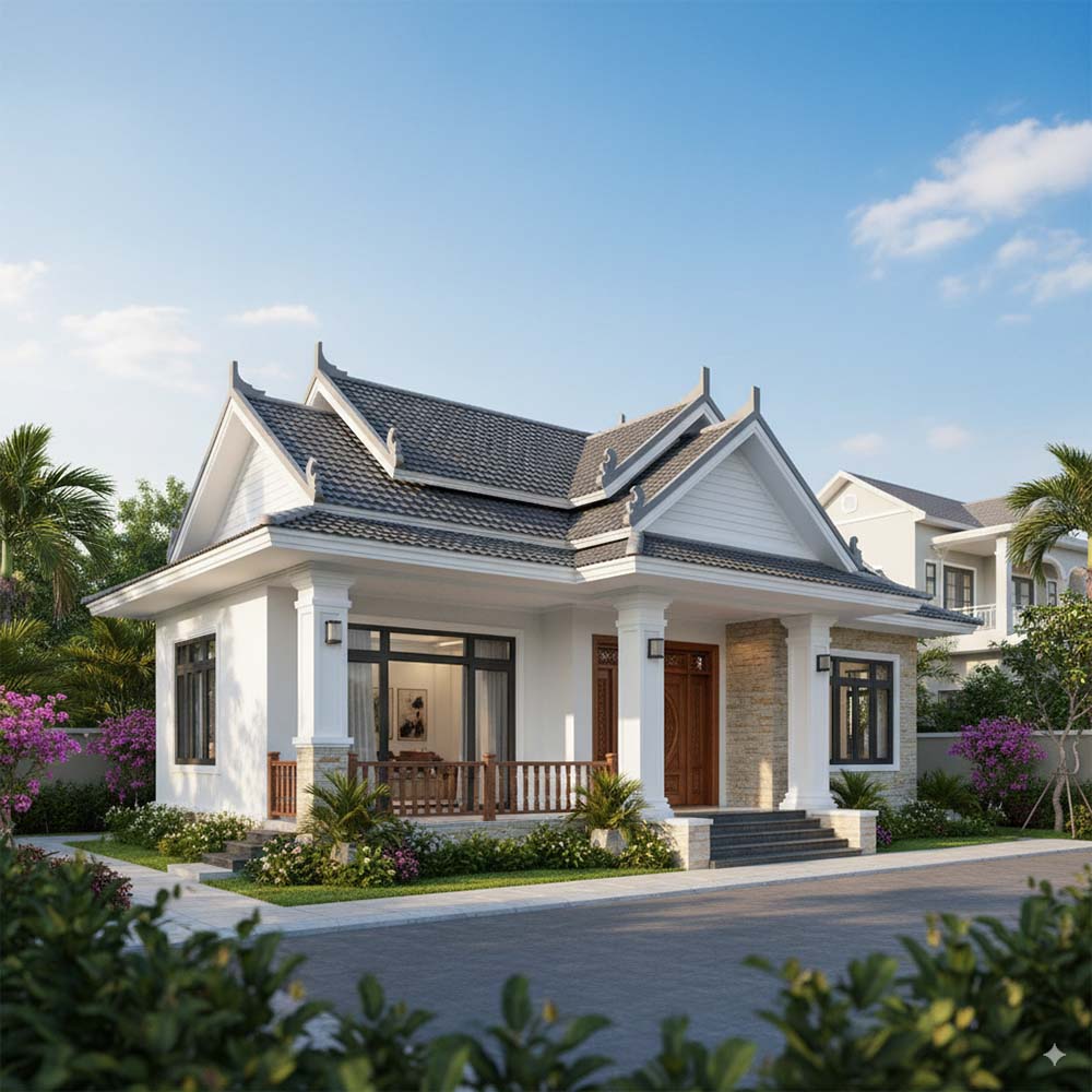 Nhà cấp 4 mái thái