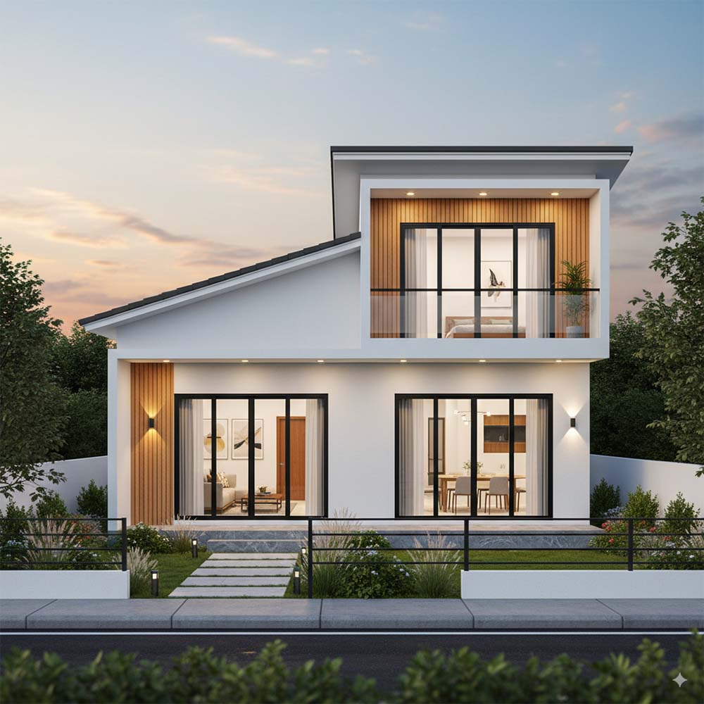 Nhà cấp 4 gác lửng