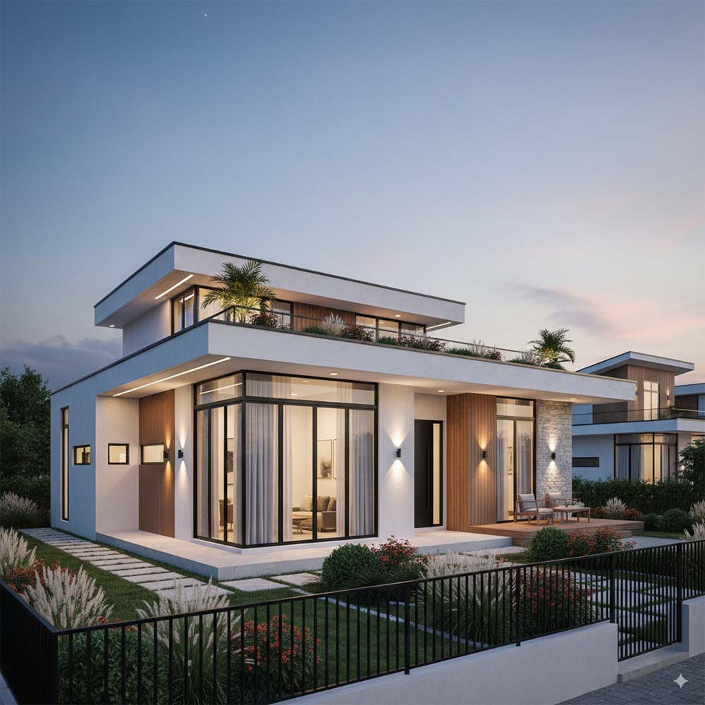 Nhà cấp 4 mái bằng