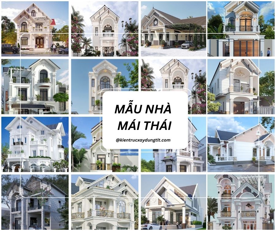 Các mẫu nhà mái thái