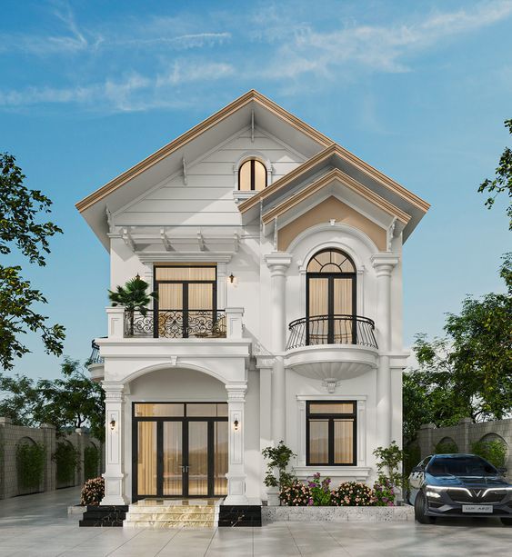 mẫu nhà mái thái