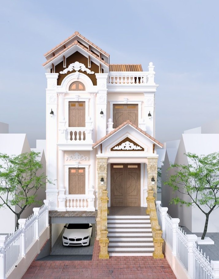 Nhà phố tầng hầm nổi