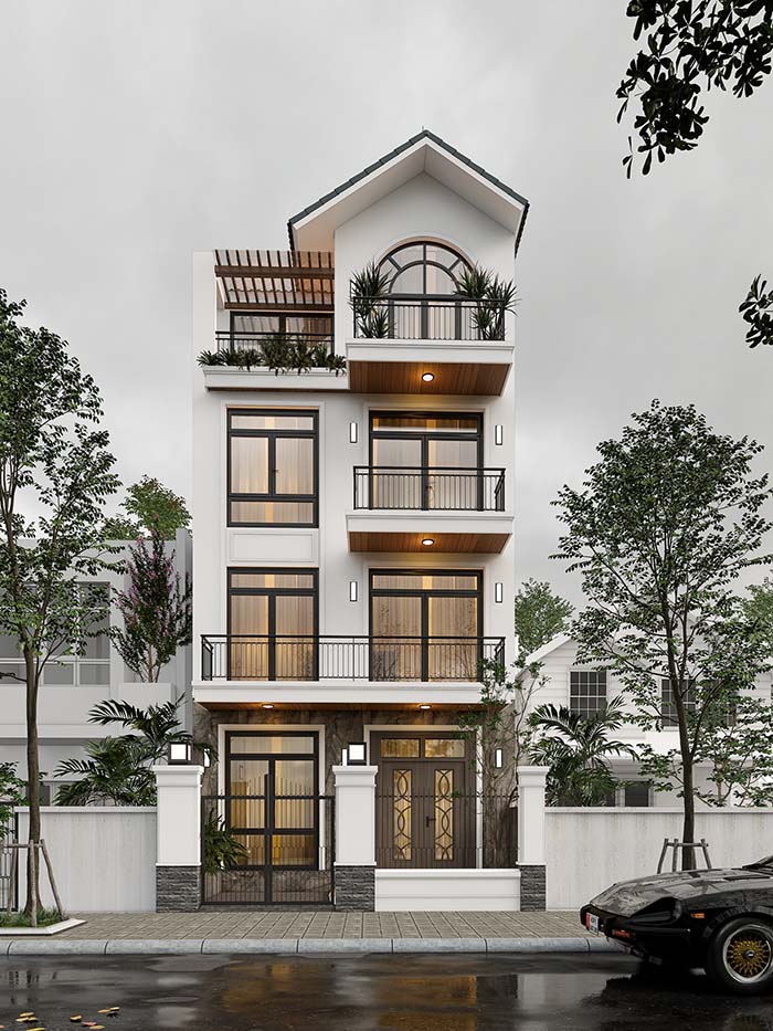 Biệt thự 4 tầng