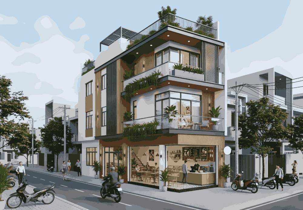 nh&agrave; ở kết hợp kinh doanh