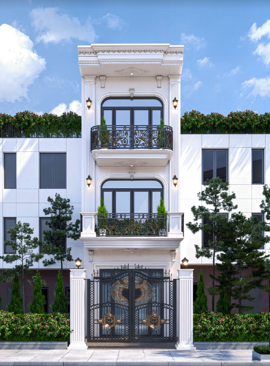 nh&agrave; t&acirc;n cổ điển 4x20m