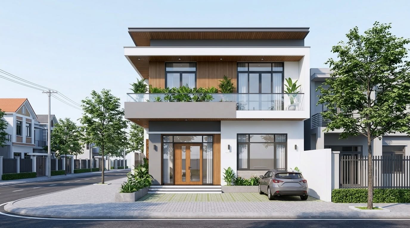 Nhà 1 trệt 1 lầu
