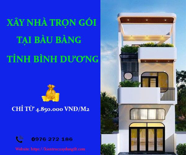 Thiết Kế & Thi Công Xây Nhà Trọn Gói Bàu Bàng