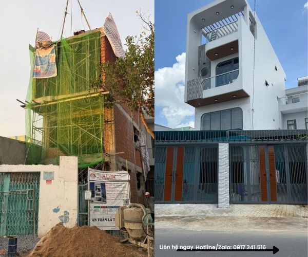 Bàn Giao Nhà 1 Trệt 1 Lửng 1 Lầu 1 Tum Tại Củ Chi