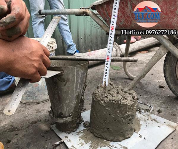 Cách kiểm tra độ sụt bê tông chính xác