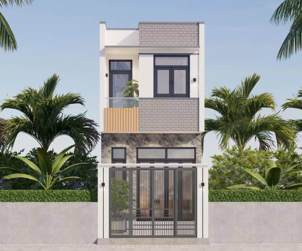 Thi công xây dựng nhà phố 2 tầng tại quận 12