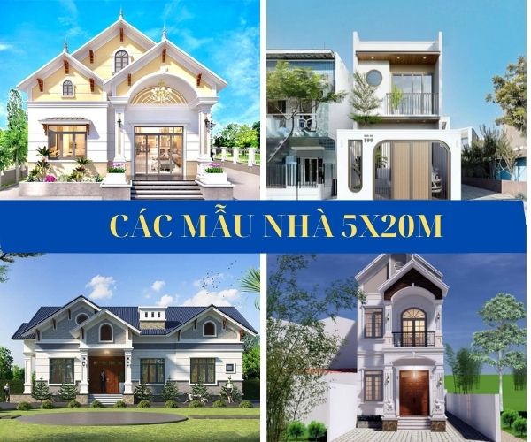 Gợi ý mẫu nhà 5x20m – Những xu hướng thiết kế nhà ở được ưa chuộng