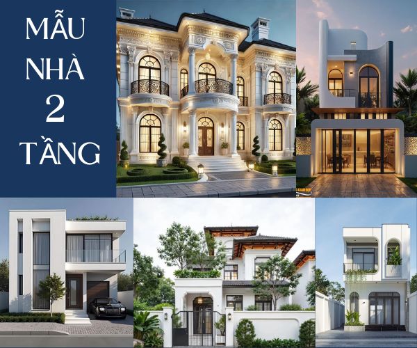 BST Mẫu Nhà 2 Tầng Đẹp – Xu Hướng Thiết Kế Hiện Đại 2026