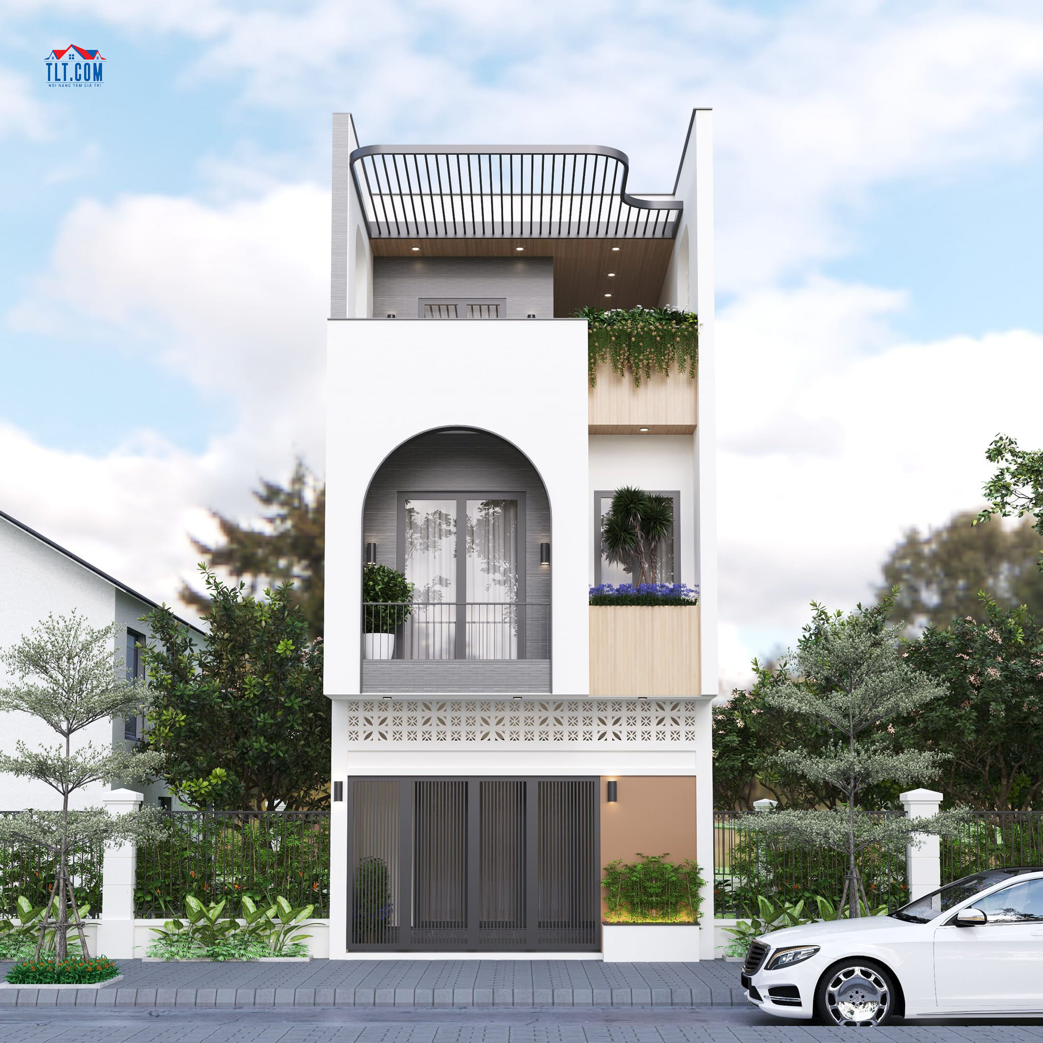 X&acirc;y dựng nh&agrave; đẹp mang phong c&aacute;ch hiện đại