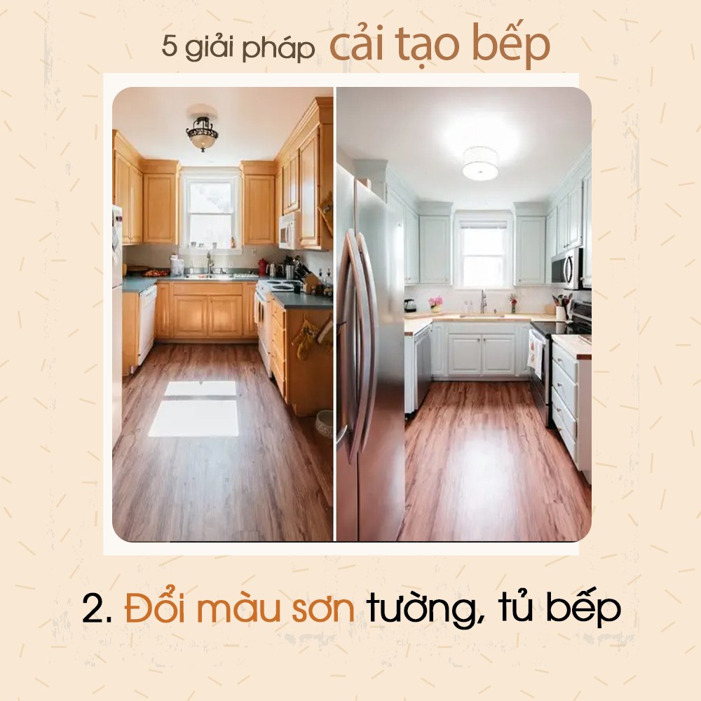 Gợi &yacute; cải tạo nh&agrave; bếp