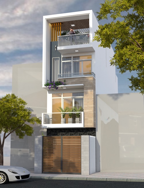 Nh&agrave;&nbsp;phố 1 trệt 3 lầu diện t&iacute;ch nhỏ