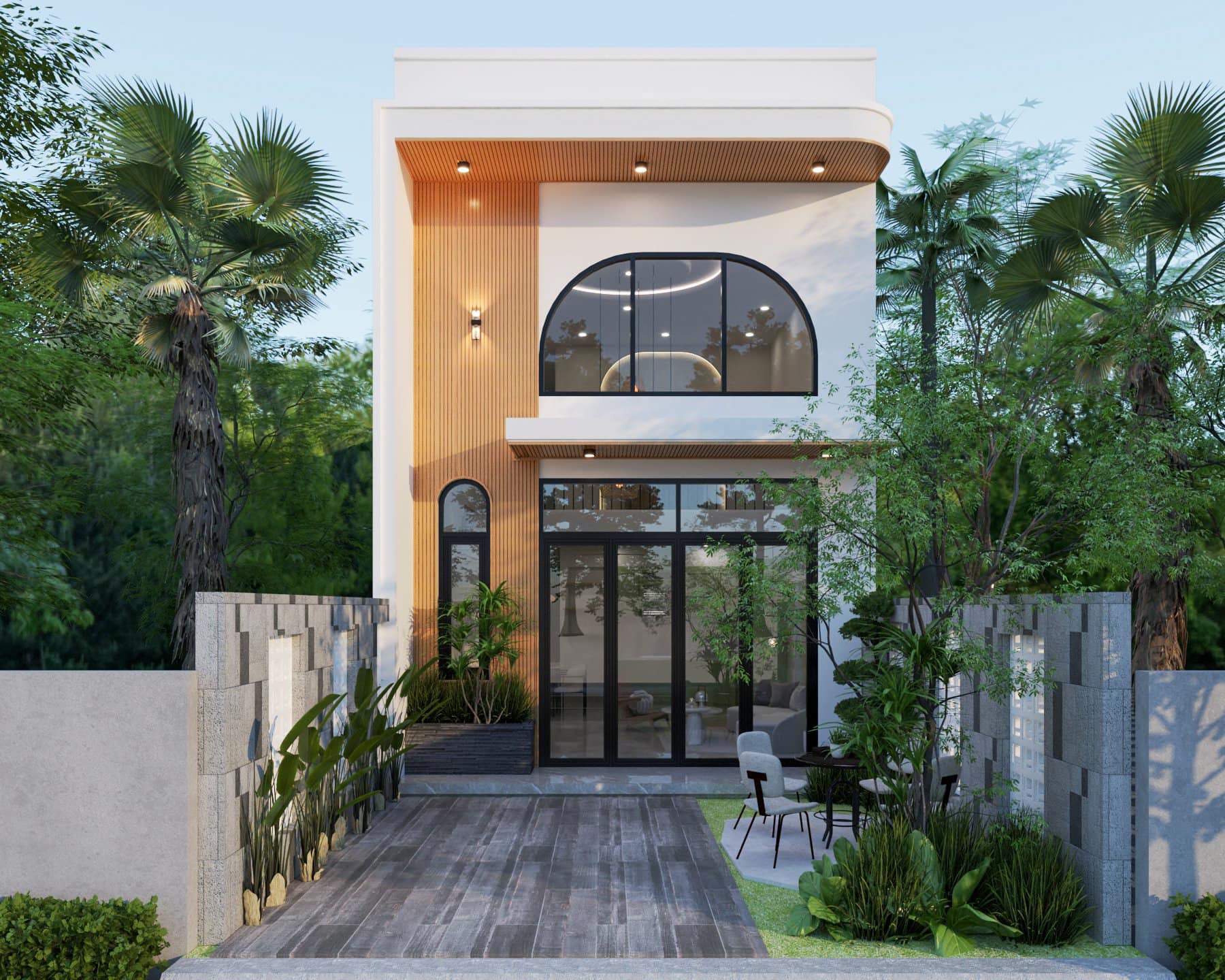 Nh&agrave; cấp 4 g&aacute;c lửng hiện đại tối ưu
