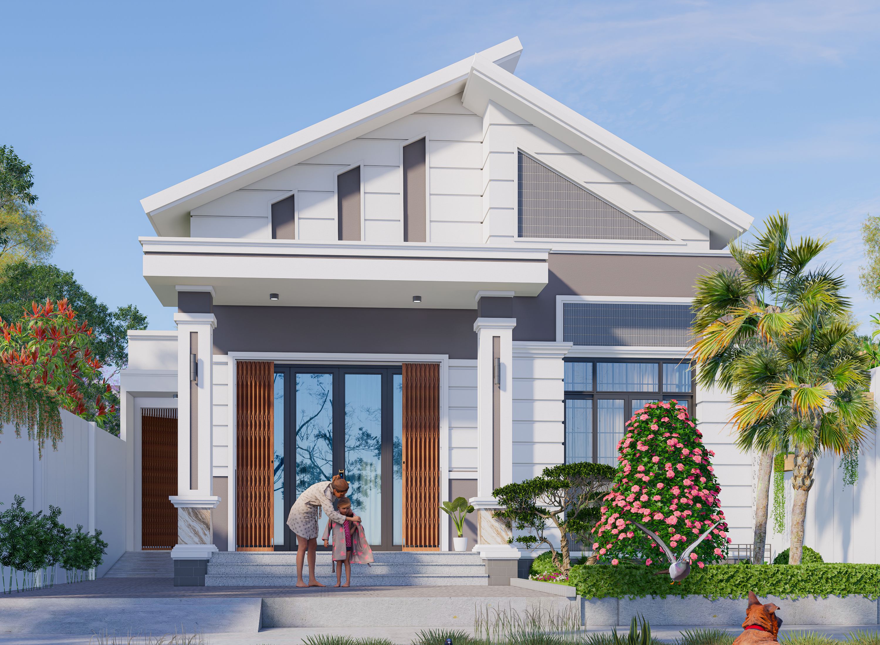 x&acirc;y nh&agrave; cấp 4 cấp 4 mini gi&aacute; rẻ ở n&ocirc;ng th&ocirc;n