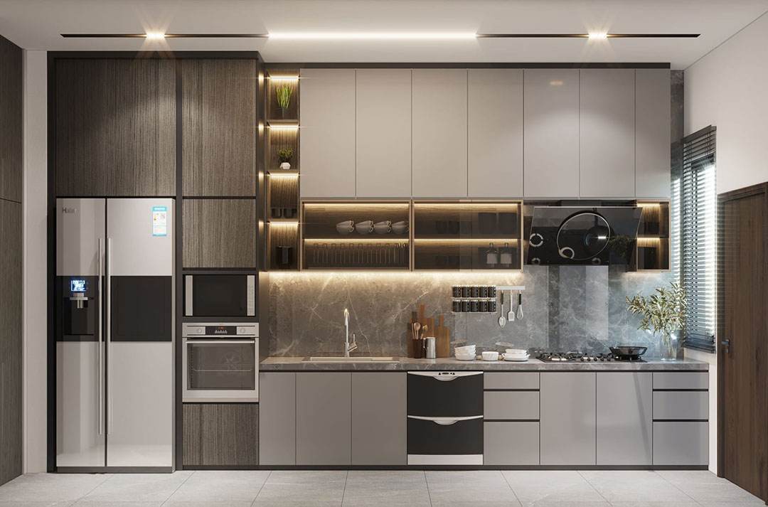 Thiết kế nội thất ph&ograve;ng bếp