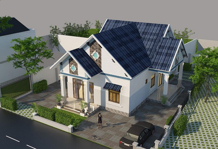 Thiết kế nh&agrave; cấp 4 đẹp