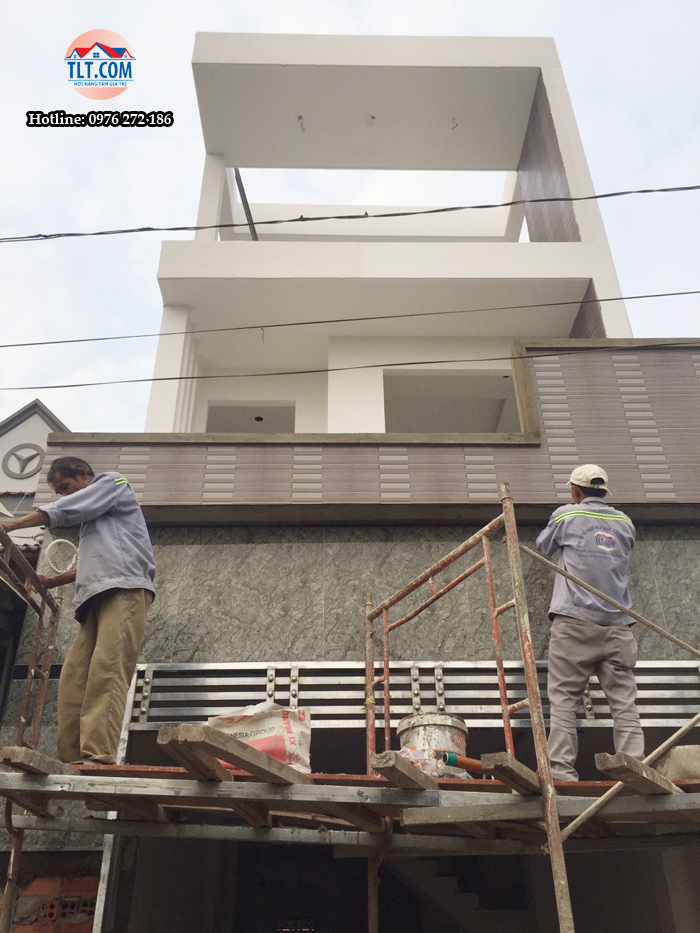 Thi công công trình nhà phố tại Bình Dương
